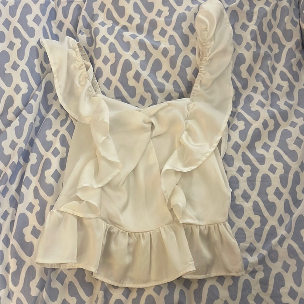 cake for dinner satin tank top
